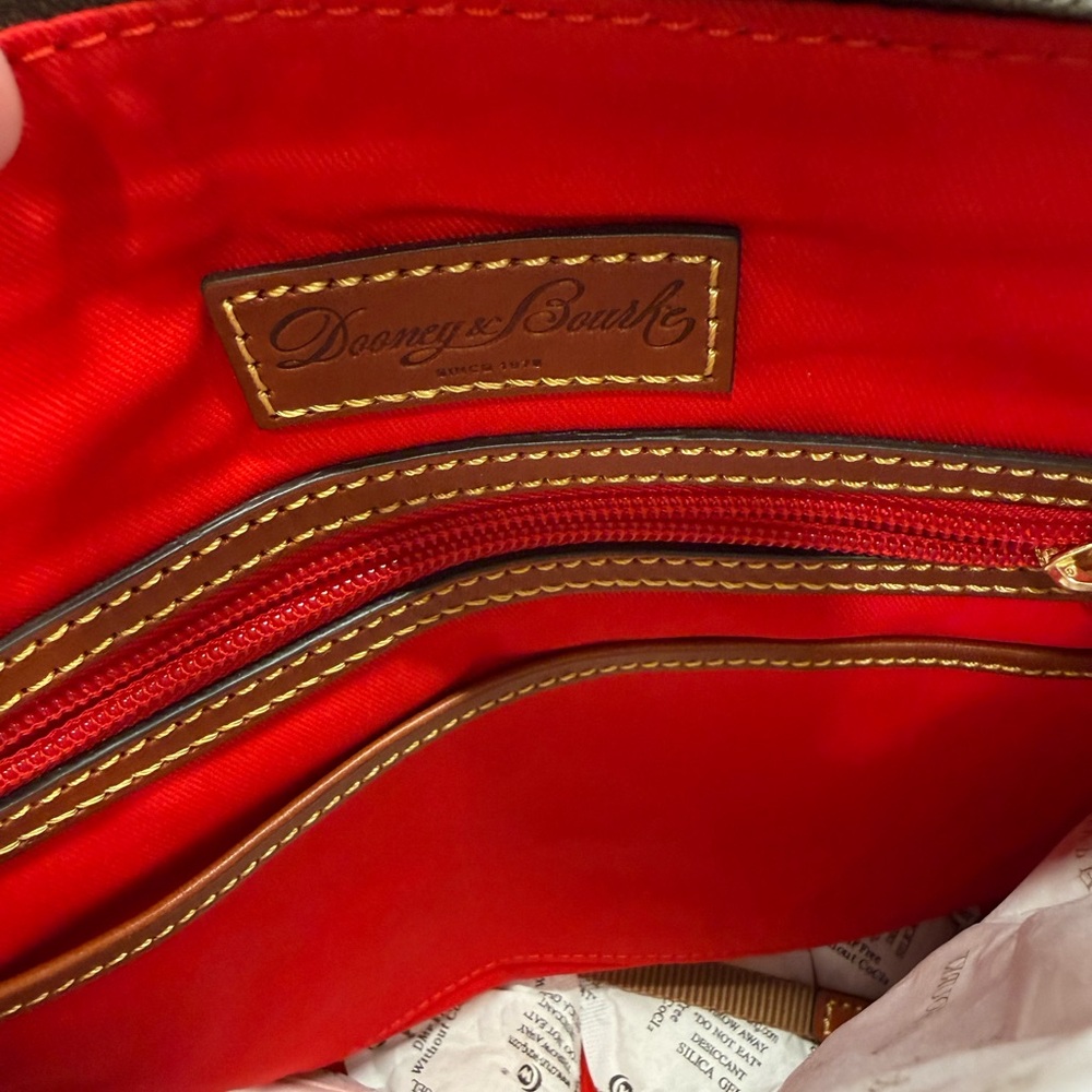 Dooney & Bourke Vibrant Red Crossbody Bag - Picture 6 of 9